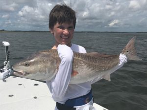 Charter Fishing Fernandina Beach nets a Redfish