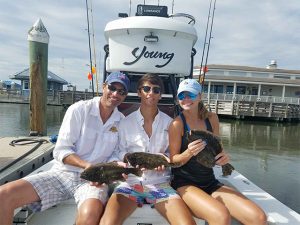 Flounder Caught Inshore Fishing Fernandina Beach